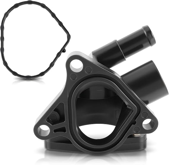 AUTOKAY 19320-PNA-003 Engine Coolant Thermostat Housing Case with Gasket for Honda CR-V Civic Acura RSX