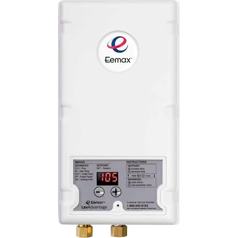 Eemax 4.8kW 240V LavAdvantage Thermostatic Electric Tankless Water Heater - 1 Each