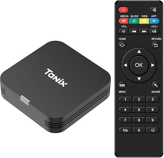 Android TV Box 10.0, Android Box 2GB RAM 16GB ROM, Allwinner H313 Quad-Core Arm Cortex A53, Support WiFi and USB 4K Smart Box TV