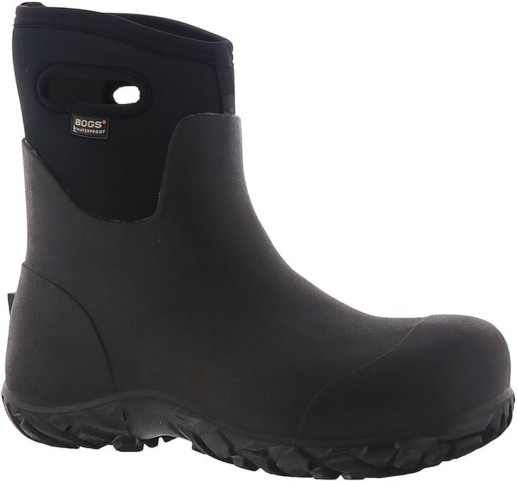 BOGS Workman Mid CT Men's Boot, 9 D(M) US, Black
