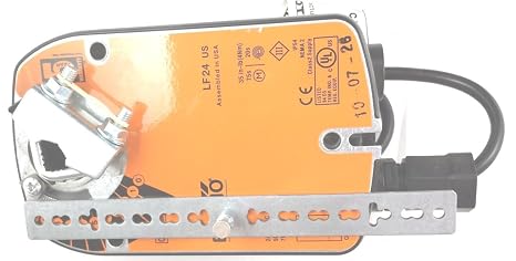 BELIMO LF24-US 24 V, 7 VA, AC/DC 50/60 HZ, Ambient Temperature: -22/122F [-30/50C], Damper Actuator, ON-Off Control, Running TIME (Fail-Safe): <25 S, Running TIME (Motor): 75 S/90, Spring Return