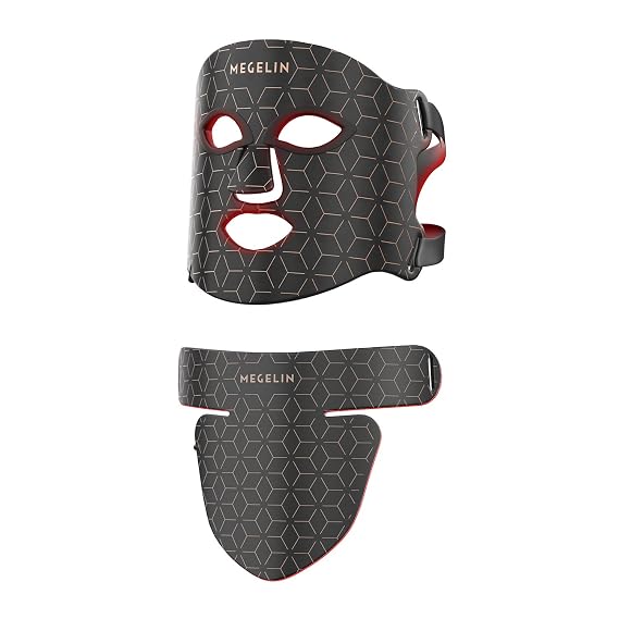 MEGELIN Led Red Light Therapy Face & Neck Mask
