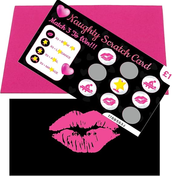 Naughty Valentines Gift For Him Valentines Day Scratch Card Scratchcards Gifts For Men Valentine Gift For Husband Valentines Day gift For Boyfriend Partner (An**)