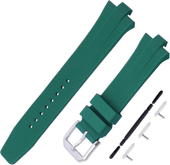 Men's Rubber Strap Compatible for 26mm Citizen Tsuyosa NJ0151 NJ0150 Ladies outdoor work waterproof silicone watch band wrist strap Buckle