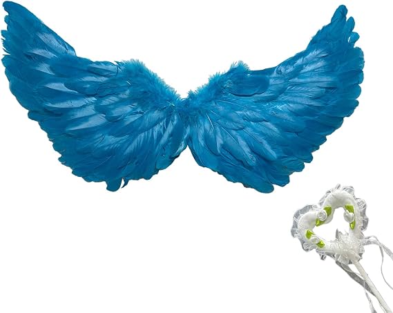 Creative Angel Feather Wings with Elastic Straps