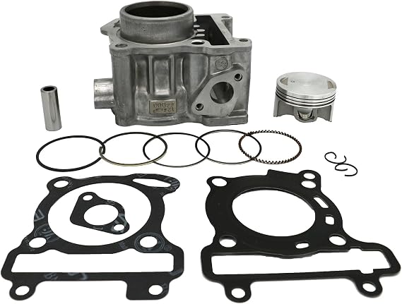 Motorcycle Accessories, Motorcycle Cylinder Engine Piston Kit with 52.4mm Cylinder Diameter Suitable for Yamaha NMAX 125 N MAX 125 N-MAX 125 44D00