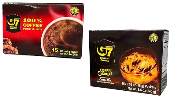 Instant Coffee Powder, Quick Dissolving (COMBO, PURE BLACK COFFEE)