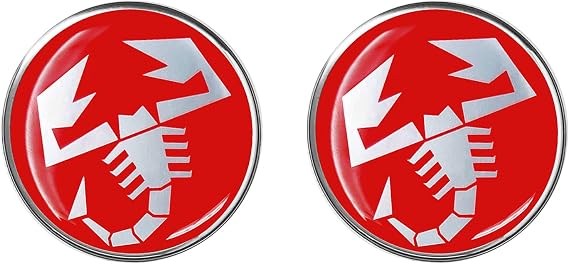 Abarth 3D Sticker Scorpions, 21 mm, Set of 2