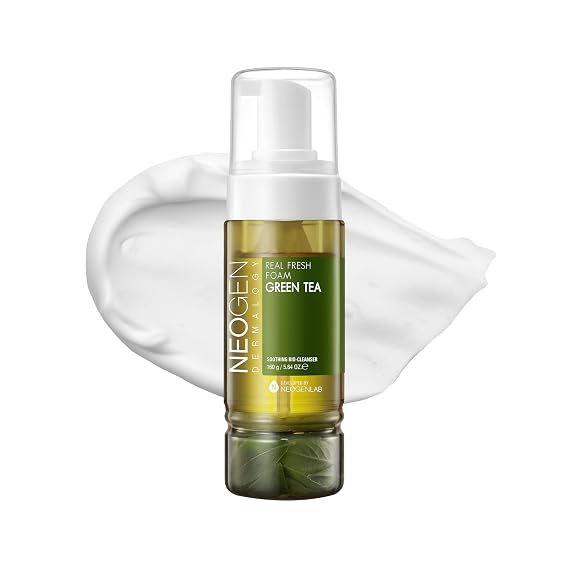 NEOGEN Dermalogy Real Fresh Foam Green Tea Facial Cleanser 5.64 oz (160g)