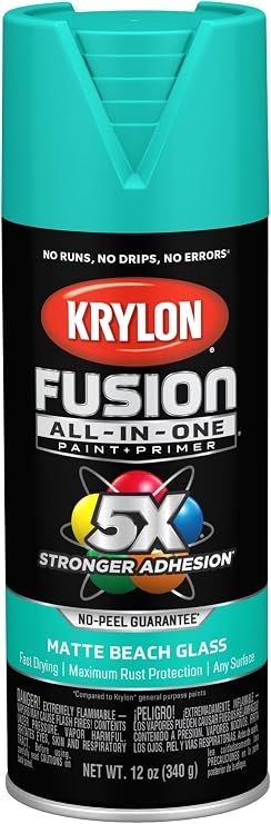 Krylon K02911007 Fusion All-In-One, Matte, Beach Glass, 12 oz.