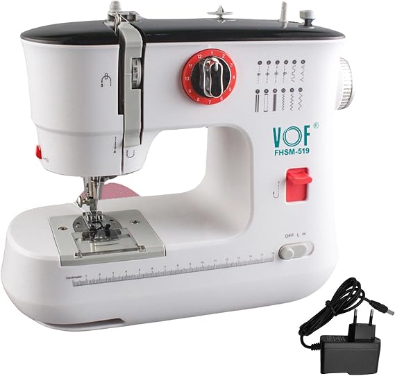 Sewing Machine 12 Stitch Multifunction Sewing Machine 519 Home Sewing Machine Electric Sewing Machine Portable Mini Sewing Machine for Kids Women Home and Travel