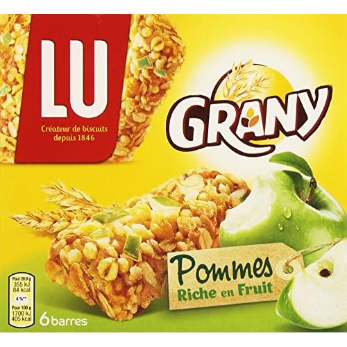 LU Grany Pomme Verte x6 125g