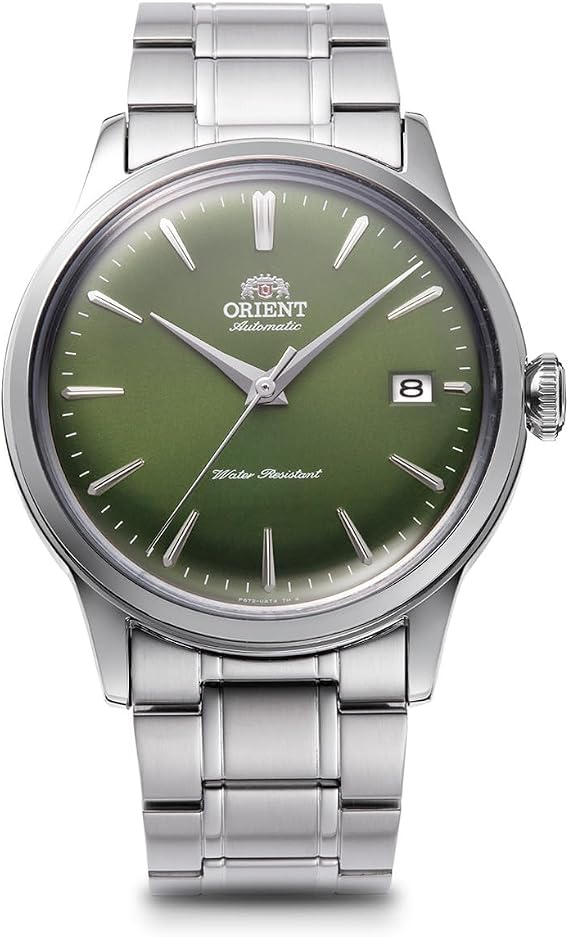 ORIENT Watch Bambino Automatic Mechanical Wristwatch Automatic Domestic Manufacturer , grass green, Bracelet Type