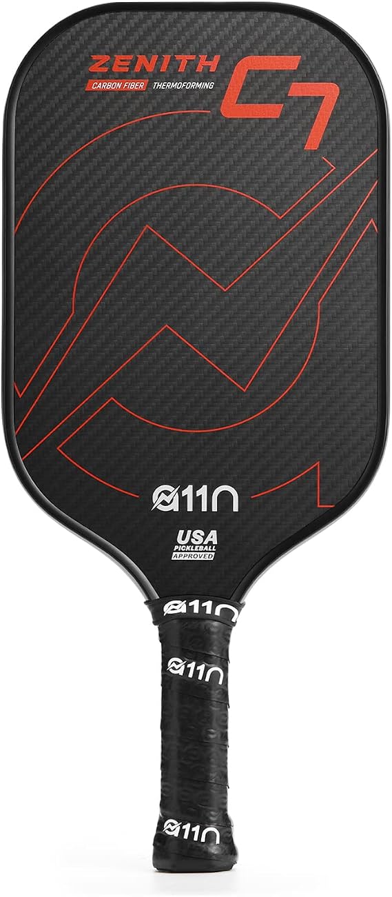A11N Zenith Pickleball Paddle 16mm | T700 Carbon Fiber with Foam Injected Walls | Enlarged Sweet Spot | Elongated or Wide Body Shape
