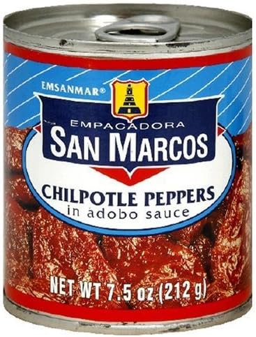 San Marcos Chipotle Peppers, 7.5-Ounce Cans (Pack of 24) (Value Bulk Multi-Pack)