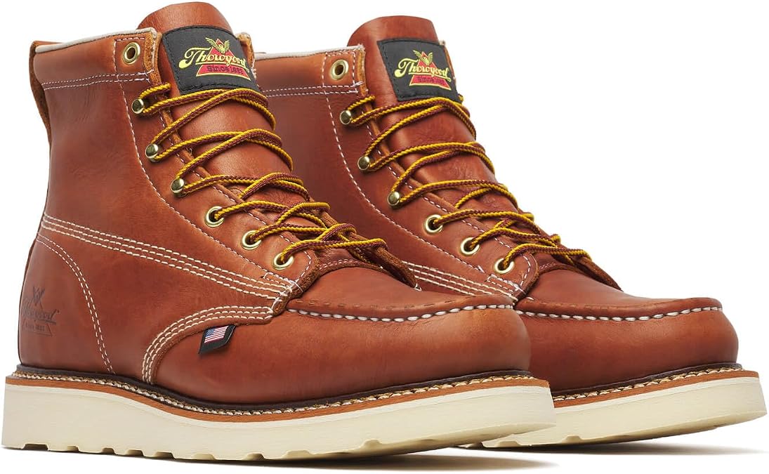 Thorogood Men's American Heritage 6" Moc Toe, MAXwear Wedge Non-Safety Toe Work Boots