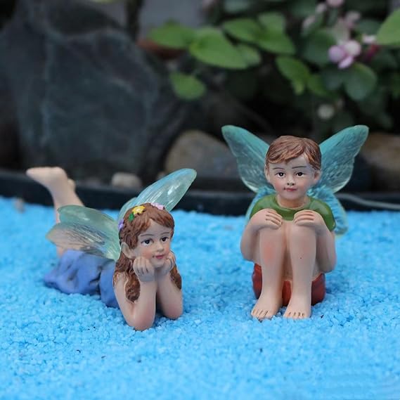 Miniature Angel Fairy Figurines, Fairy Garden Accessories