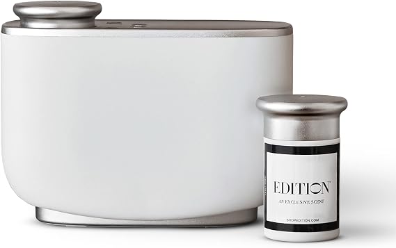 EDITION Room Diffuser and Scent Capsule Set - Signature Hotel Scent - Notes of Black Tea, Sicilian Bergamot, and Cedarwood