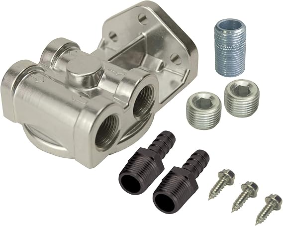 Derale 13049 Side Port Oil Filter Mount