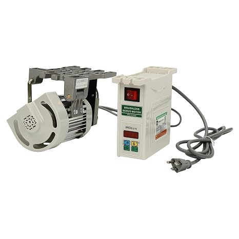 Industrial Sewing Machine Servo Motor, 600W Electric Brushless Sewing Machine Motor Controller for Industrial Sewing 100 Stitches/min, 500-4500RPM