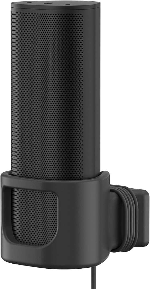 Upgrade Silicone Speaker Wall Mount for Sonos Roam 2, Sonos Roam, Roam SL Mount - Space Saving Speaker Mount for Sonos Roam, Roam SL, Roam 2 Wall Mount Bracket Easy to Install, 1 Pack Black