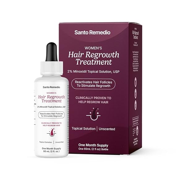 Santo Remedio Womens Hair Regrowth Treatment - 1 Month Supply