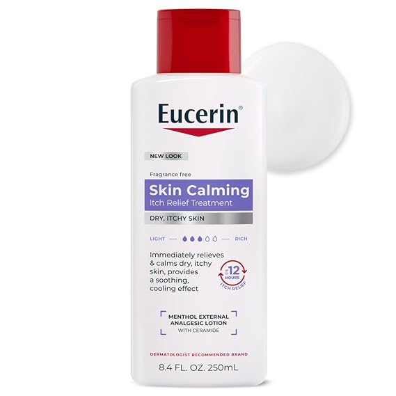 Eucerin Skin Calming Itch Relief Body Lotion, 8.4 FL OZ