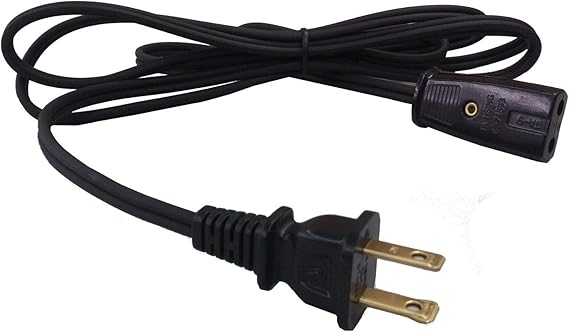 Replacement for West Bend 9 Cup Coffee Percolator Power Cord Model 15933 (2pin) Part Replacement