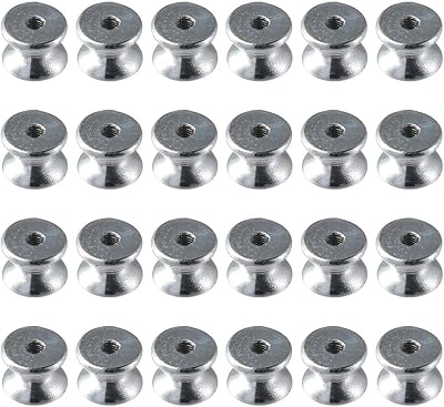 24PCS Cabinet Knobs Handmade DIY Jewelry Box Handle Base Mini Single-Hole Cabinet Door Alloy Metal