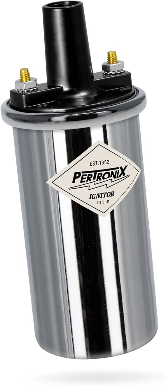 Pertronix 40001 Flame-Thrower Ignition Coil, 40,000 Volt 1.5 Ohm, 12 Volt