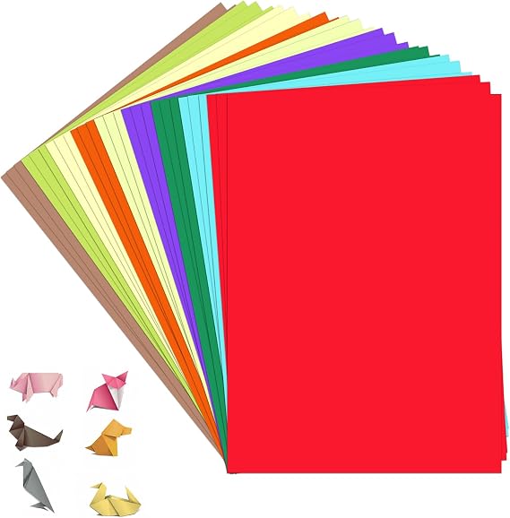 70 Sheets 230gsm Coloured Card A4(8.3 x 11.7 inch) | Coloured Paper, 10 ColorsCard Paper for DIY Card Making Arts Crafts Crafting Scrapbook Creative Party Deco