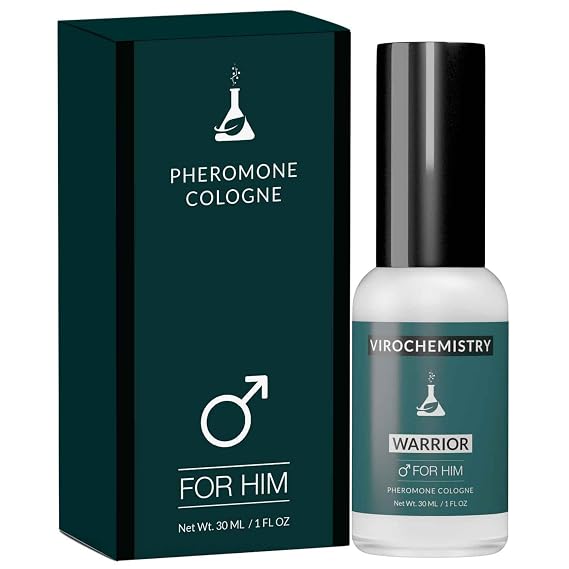 Pheromones to Attract Women for Men (Warrior) - Exclusive, Ultra Strength Organic Fragrance Body Cologne Spray - 1 Fl Oz (Human Grade Pheromones to Attract Women)