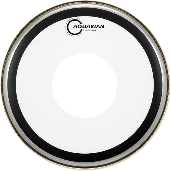 Aquarian Drumheads HE12 Hi-Energy 12-inch Snare Drum Head, with Dot