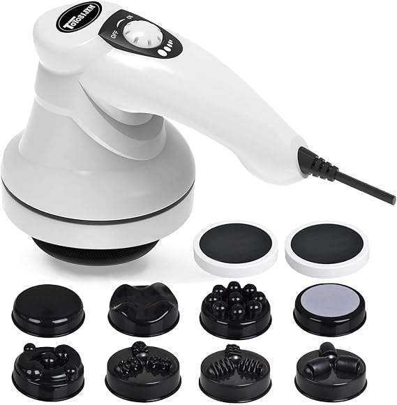 TOTO81JXM Cellulite Massager Body Sculpting Machine with Lymphatic Drainage & Skin Tightening for Belly Butt Stomach Legs Arms Fat, Lipo Roller Massager After Surgery, Widearea & Adjustable Speed.