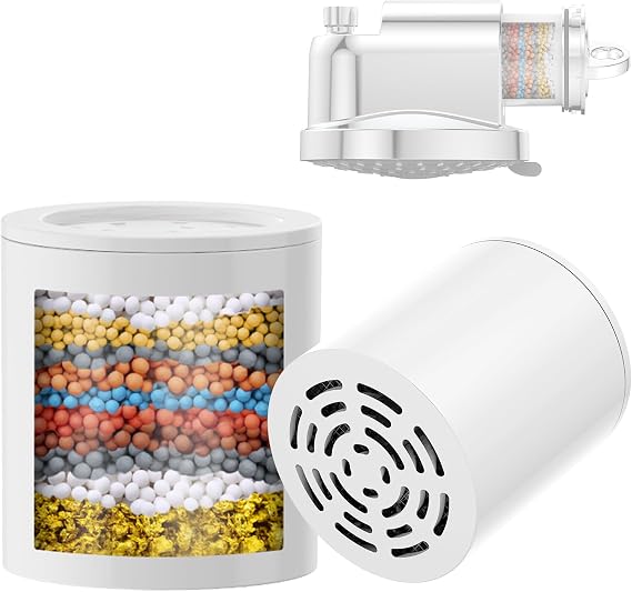 2 Pcs NSF Certified Shower Head Filter Replacement Cartridge for HOPOPRO (HOF201)
