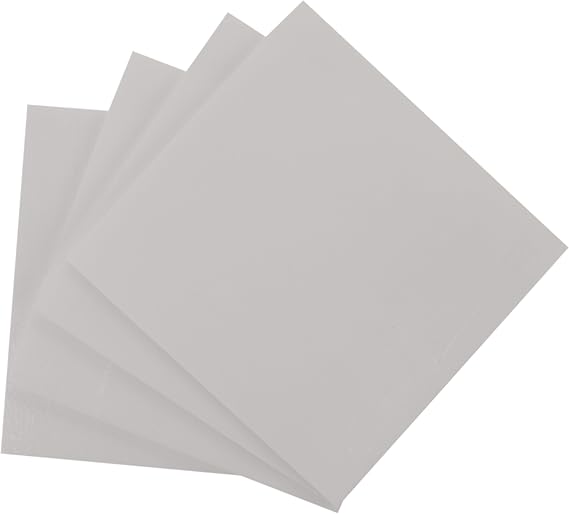 6" Clear Glass Squares - 90 COE Fusible Glass - 4 Pack