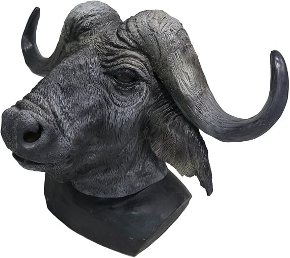 Latex Realistic Latex BULL COW Animal Head Mask, Animal Head Fancy Dress Carnival Party