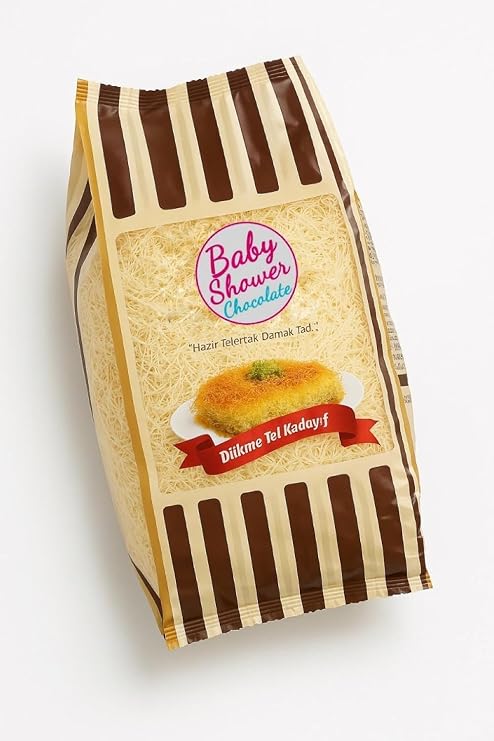 Dried & Chopped Kataifi Shredded Fillo Dough, Kurutulmus Kadayif Pastry Dough, Ingredient for The Viral Dubai Pistachio Chocolate Bar, Shredded Phyllo, Kunafa, Knafeh, Katifi, 500g (1.1lb)