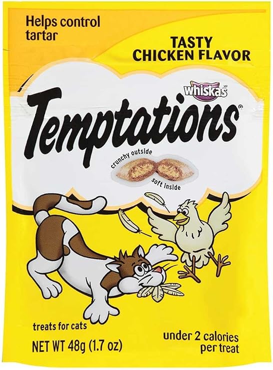Temptations Classic Treats For Cats Tasty Chicken Flavor 1 Ounce