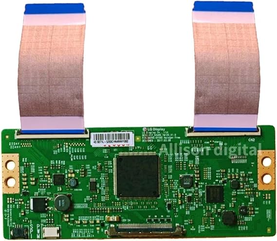 6870C-0738A,Compatible For Sony, T-con Board 6870C 0738A For TV 43'' 49'' 55'' Logic Board V17_43UHD_TM120_1.0 6871L-5203C 6(Board with cablrs)