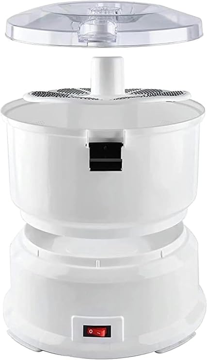 Garlic Peeler Garlic Skin Electric Potato Peeler, Automatic Peeling Machine with Lock, One-Touch Operation, No Mess Rumbler Carrot, Fruit