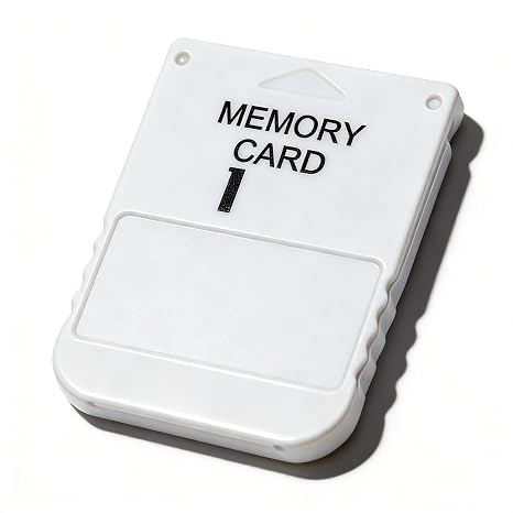 1MB Memory Card for PS1 Game Console Fast Read Write, Lightweight ABS Material Game Saving Card Compatible with PS1 Classic Game Systems