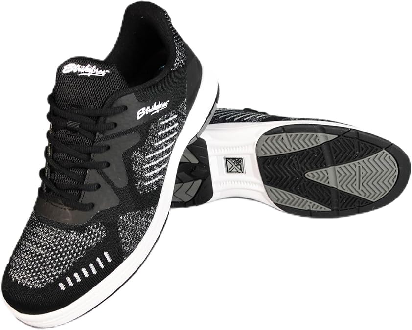 KR Strikeforce Captain Black/Grey/White Right Hand Mens Bowling Shoes