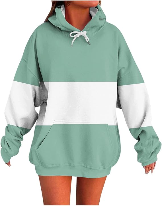 JiXiang Lightweight Hoodies for Women Oversized Winter Cute Sweatshirts Pullover 2026 Fashion Tops Trendy Fall Winter Clothes