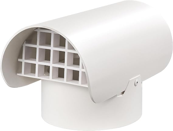 3 Inch Radon Vent Cap for 3" Schedule 40 Radon Fan Pipe/Flue/Roof Vent Pipe