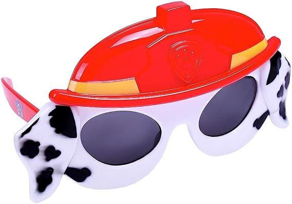 Sun-Staches Paw Patrol Child Sunglasses | Chase, Skye, Rubble, Zuma or Rocky Costume Accessory | One Size Fits Most Kids