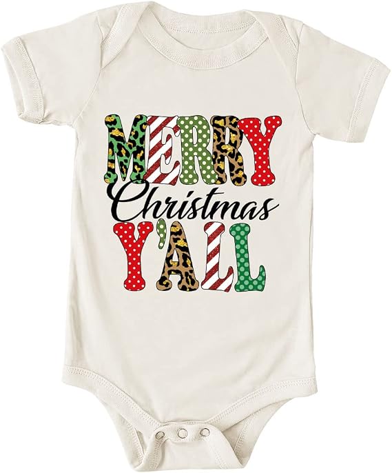 Christmas Family Onesies, Funny Baby Clothes, Baby Bodysuit, Cute White, Short Sleeve Baby Outfits Best Gift
