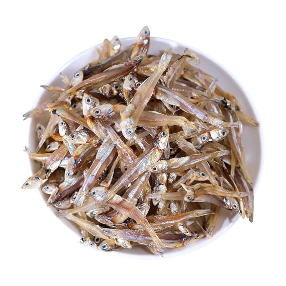 CHEWYZ Dried Fish Dried Silver Fish Dried Fish for People (250 g(0.55 Pound))