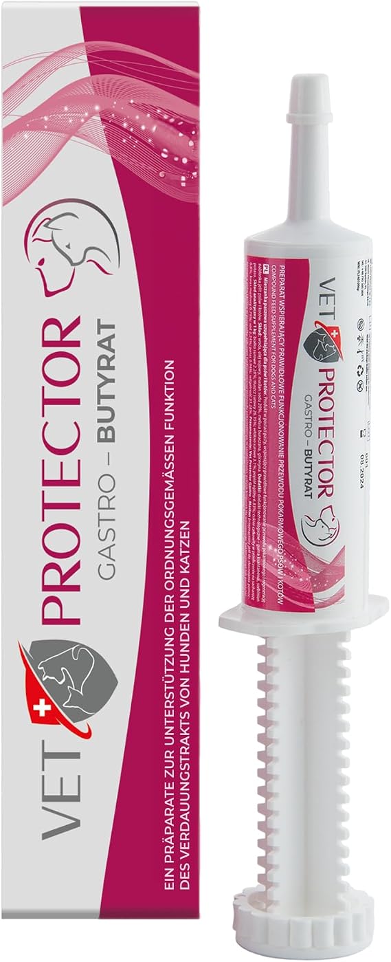 Professional Diarrhoea Stop Paste with Sodium Butyrate - Supports Diarrhoea - Probiotics Dog - Diarrhoea Dog - Calms the Stomach - Supports Digestive Tract - 60 ml