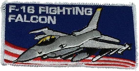 USAF F-16 Fighting Falcon Patch - Color - Veteran Owned Business.
